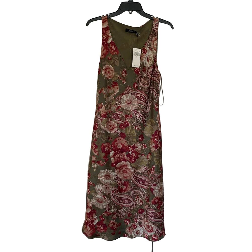 Lauren Ralph Lauren women’s  NWT floral sleeveless dress size 4